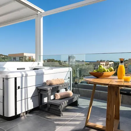 Apartamento Pefkos Allure Luxury With Jacuzzi In The Heart Of Pefkos!!!